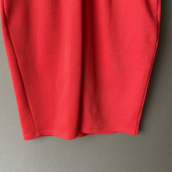 DR Collection sz 4 coral pink sleeveless work career‎ sheath dress - Picture 9 of 9